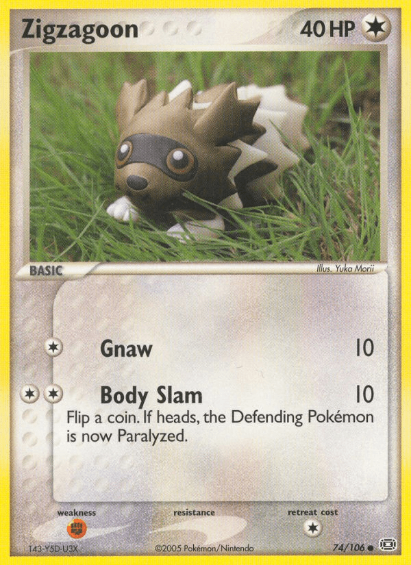 Zigzagoon (74/106) [EX: Emerald] (Online Only)