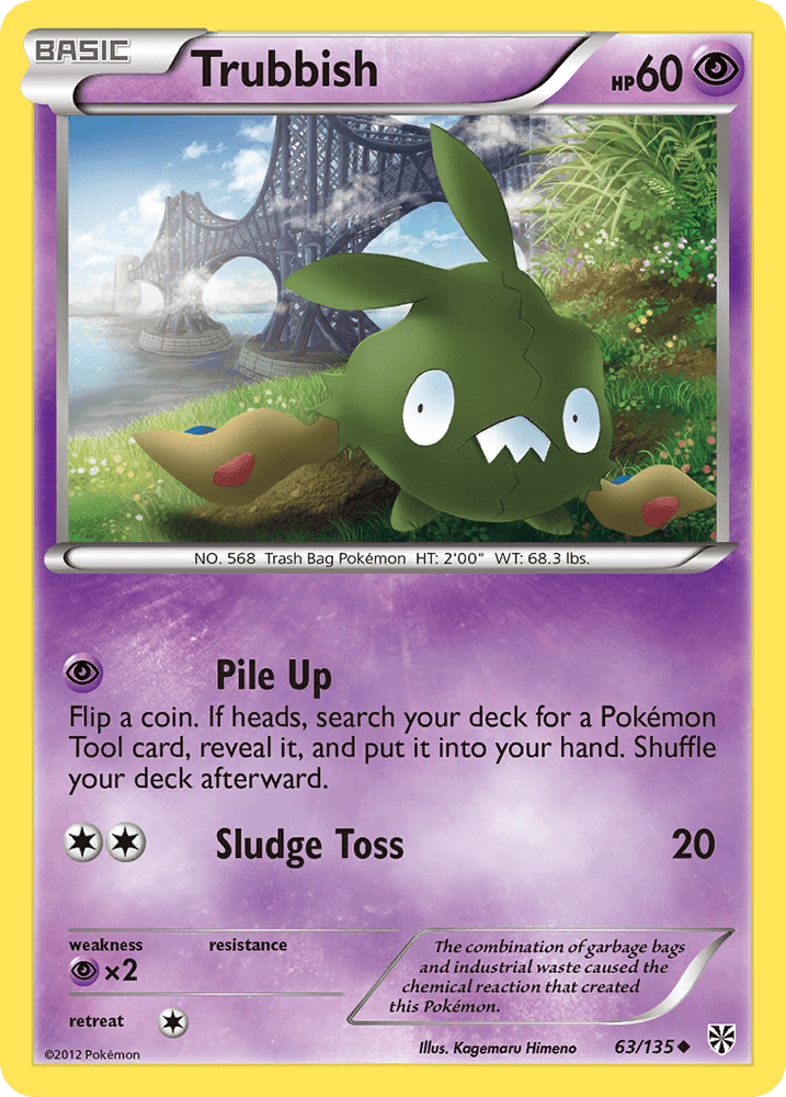 Trubbish (63/135) [Black & White: Plasma Storm] (Online Only)