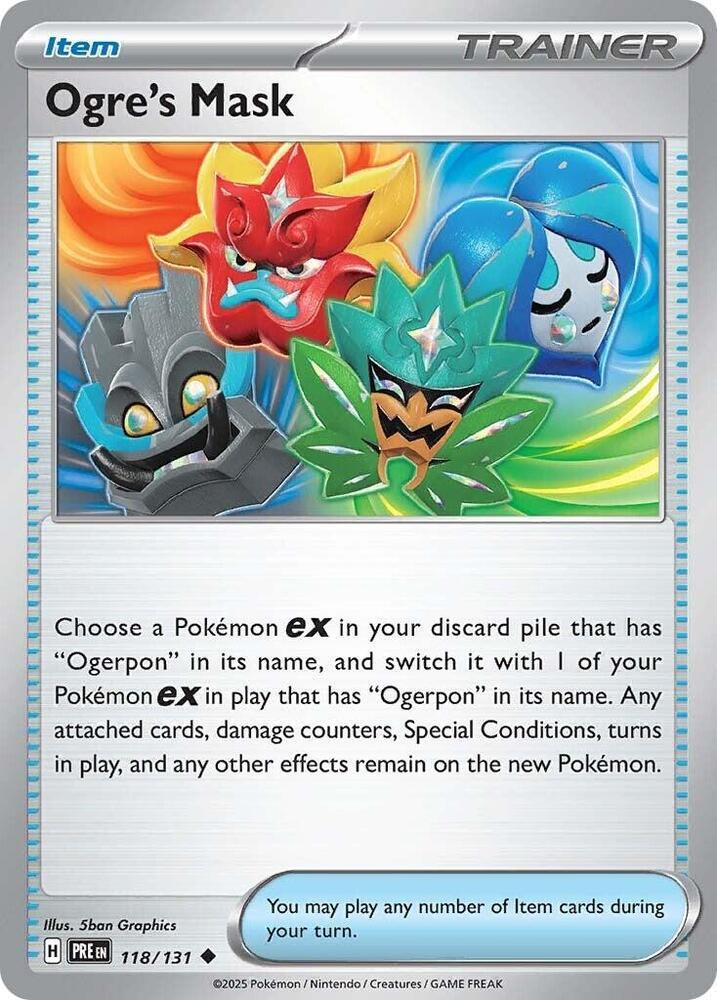 Ogre's Mask (118/131) [Scarlet & Violet: Prismatic Evolutions] (Online Only)