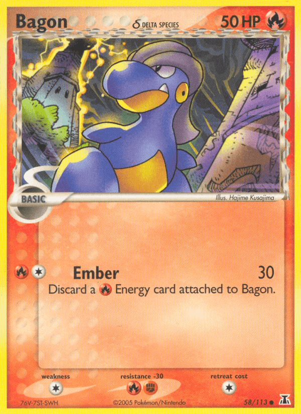 Bagon (58/113) (Delta Species) [EX: Delta Species] (Online Only)