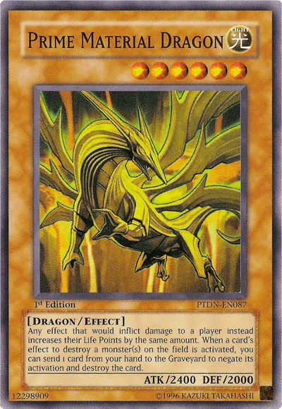 Prime Material Dragon [PTDN-EN087] Super Rare (ONLINE ORDER ONLY)