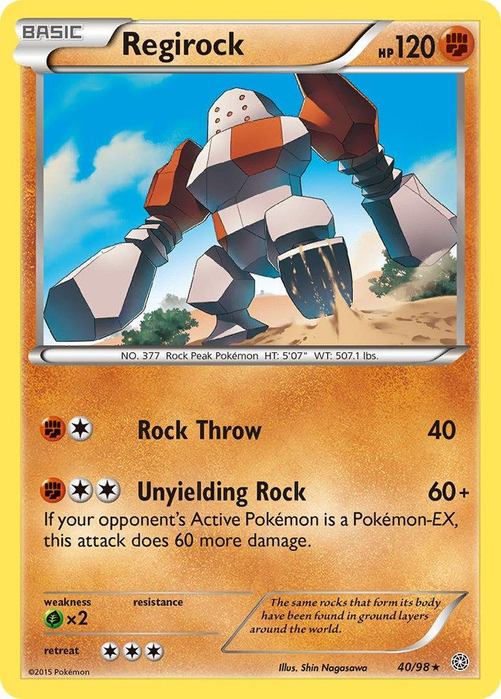 Regirock (40/98) (Theme Deck Exclusive) [XY: Ancient Origins] (Online Only)