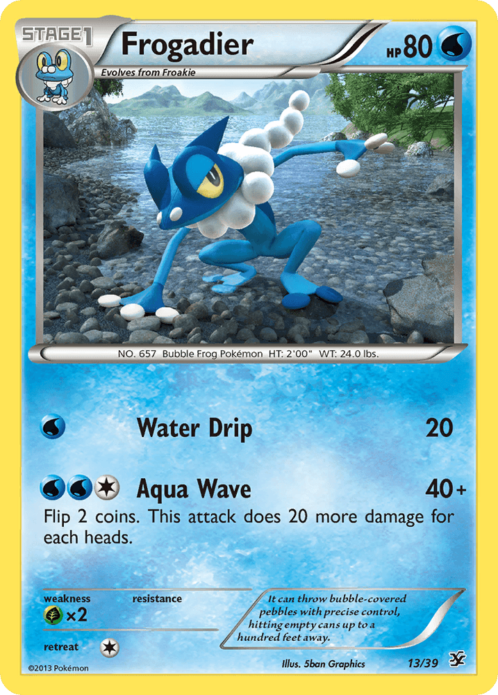 Frogadier (13/39) [XY: Kalos Starter Set] (Online Only)