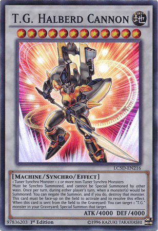 T.G. Halberd Cannon [LC5D-EN216] Super Rare (ONLINE ORDER ONLY)