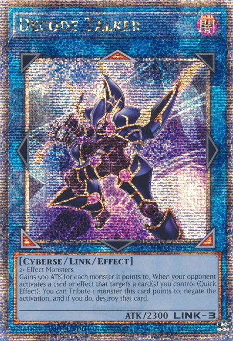 Decode Talker [TN23-EN009] Quarter Century Secret Rare (ONLINE ORDER ONLY)