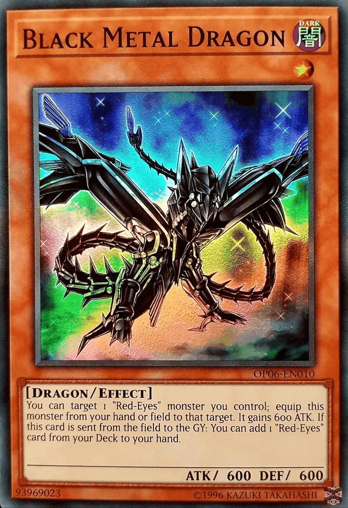 Black Metal Dragon [OP06-EN010] Super Rare (ONLINE ORDER ONLY)