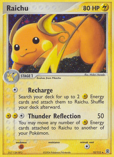 Raichu (12/112) [EX: FireRed & LeafGreen] (Online Only)