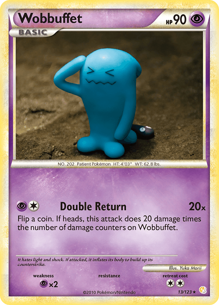 Wobbuffet (13/123) [HeartGold & SoulSilver: Base Set] (Online Only)