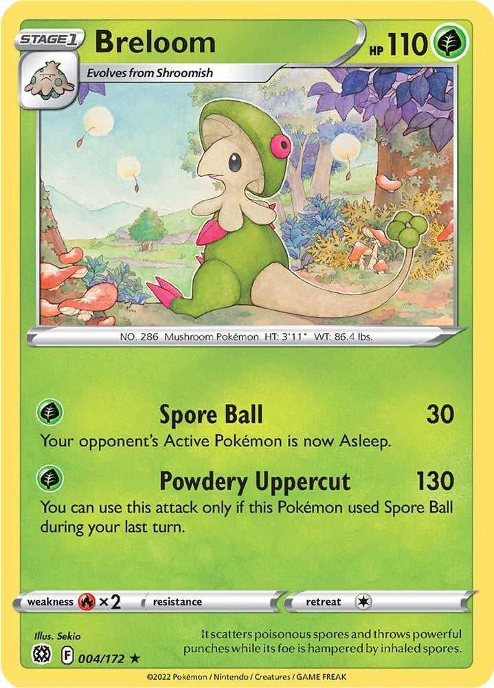 Breloom (004/172) [Sword & Shield: Brilliant Stars] (Online Only)