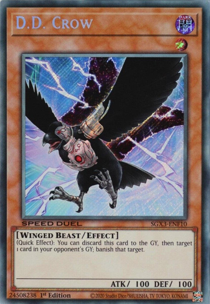 D.D. Crow [SGX3-ENF10] Secret Rare (ONLINE ORDER ONLY)
