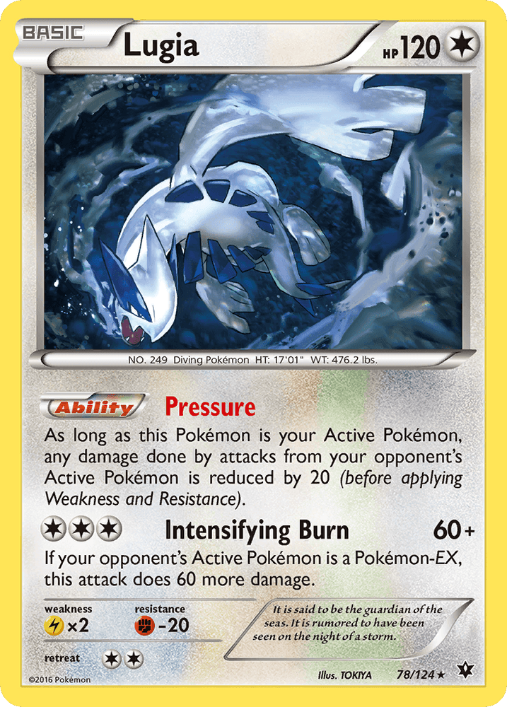 Lugia (78/124) [XY: Fates Collide] (Online Only)