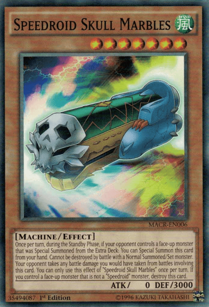 Speedroid Skull Marbles [MACR-EN006] Common (ONLINE ORDER ONLY)
