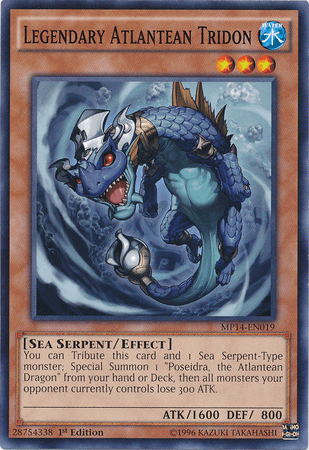 Legendary Atlantean Tridon [MP14-EN019] Common (ONLINE ORDER ONLY)