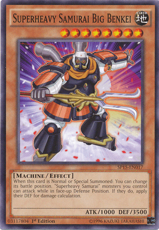 Superheavy Samurai Big Benkei [SP15-EN017] Common (ONLINE ORDER ONLY)