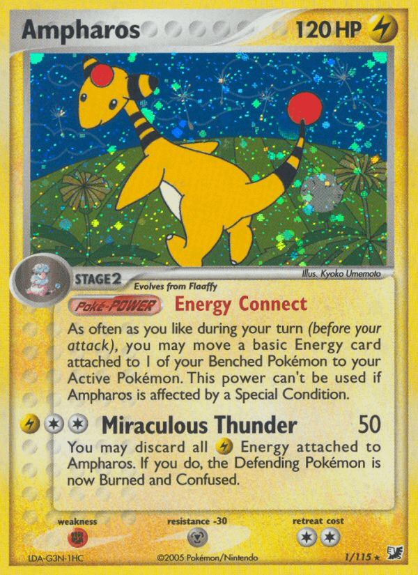Ampharos (1/115) [EX: Unseen Forces] (Online Only)