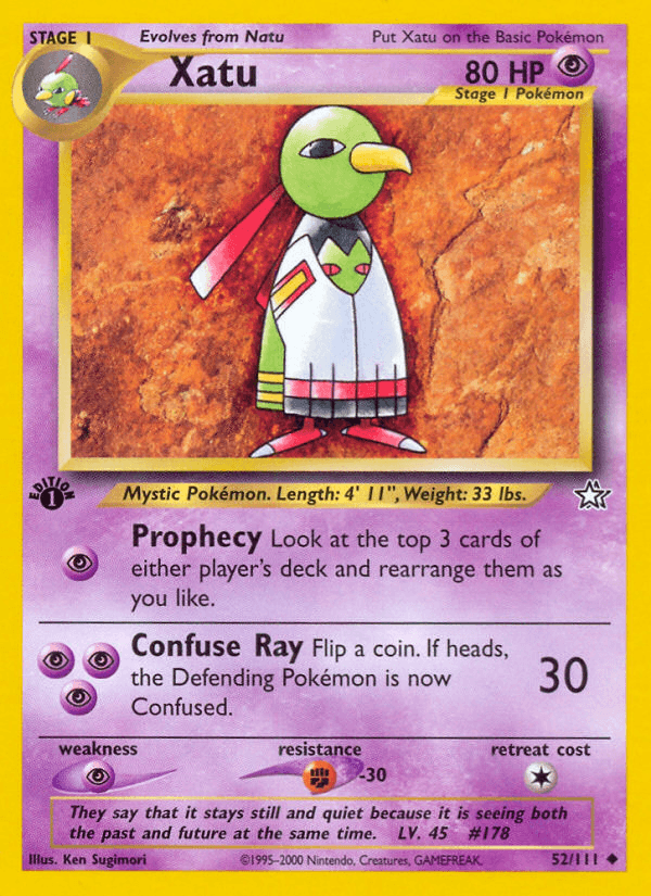 Xatu (52/111) [Neo Genesis 1st Edition] (Online Only)