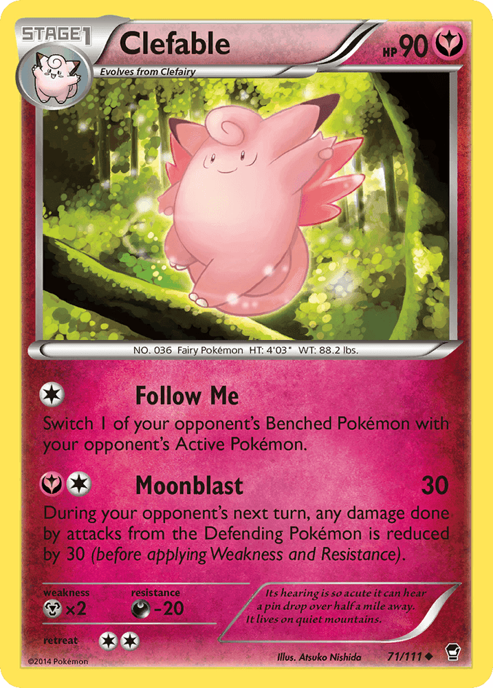 Clefable (71/111) [XY: Furious Fists] (Online Only)