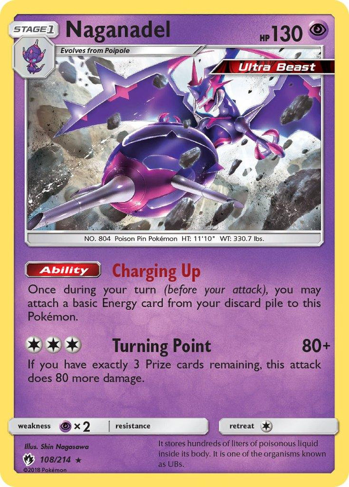 Naganadel(108/214) (Theme Deck Exclusive) [Sun & Moon: Lost Thunder] (Online Only)