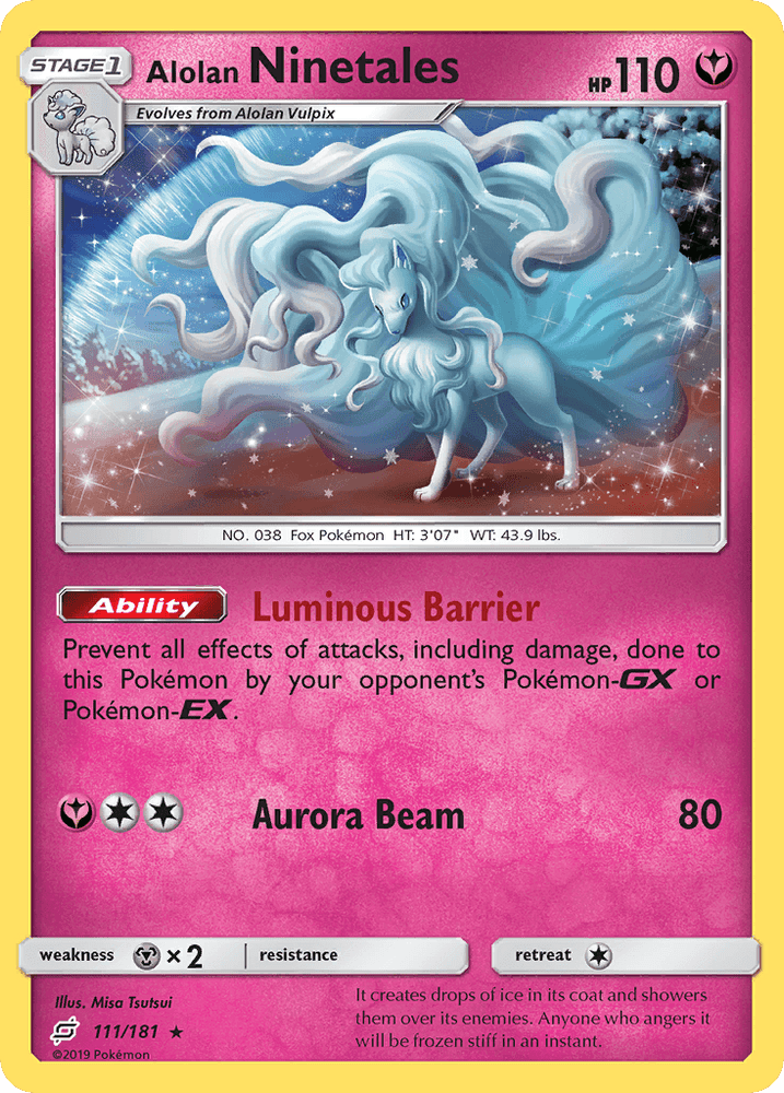 Alolan Ninetales (111/181) [Sun & Moon: Team Up] (Online Only)