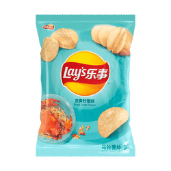 Lays Fried Crab Potato Chips, 2.46oz (ONLINE ORDER ONLY)