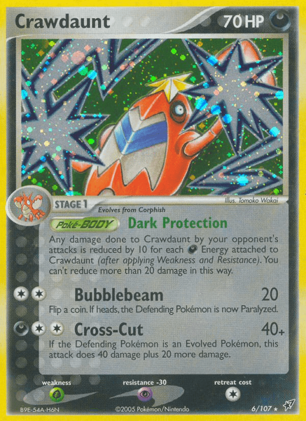 Crawdaunt (6/107) [EX: Deoxys] (Online Only)