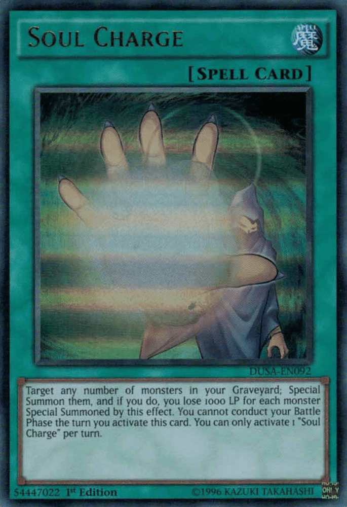 Soul Charge [DUSA-EN092] Ultra Rare (ONLINE ORDER ONLY)
