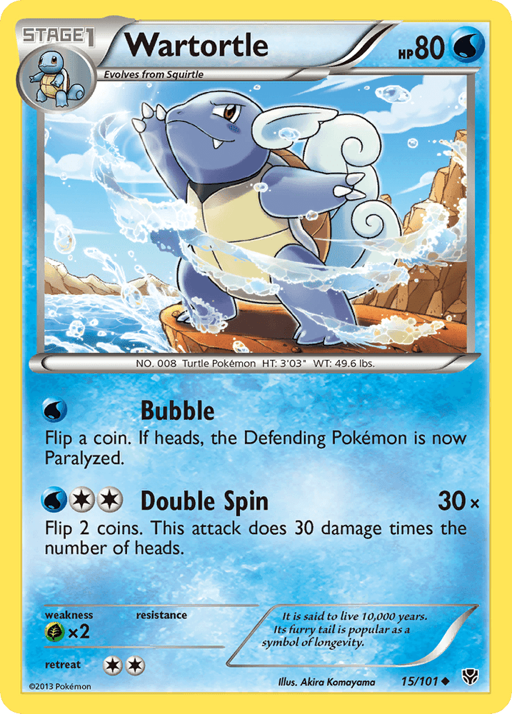 Wartortle (15/101) [Black & White: Plasma Blast] (Online Only)