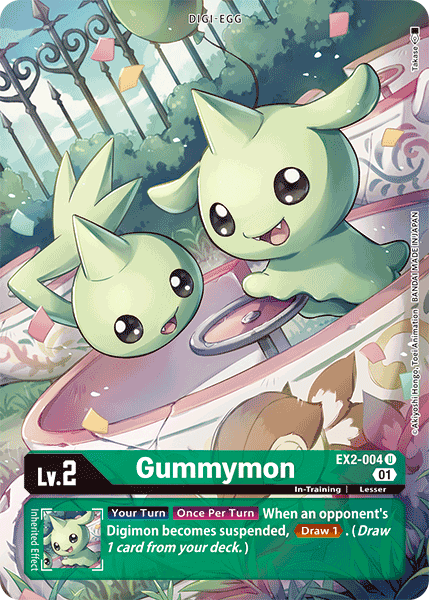 Gummymon [EX2-004] (Alternate Art) [Digital Hazard] (ONLINE ORDER ONLY)
