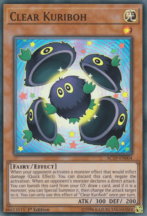 Clear Kuriboh [AC19-EN004] Super Rare (ONLINE ORDER ONLY)