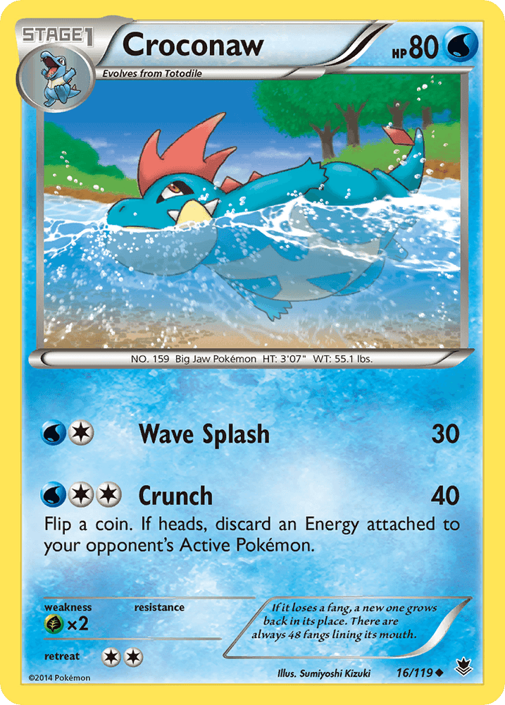 Croconaw (16/119) [XY: Phantom Forces] (Online Only)