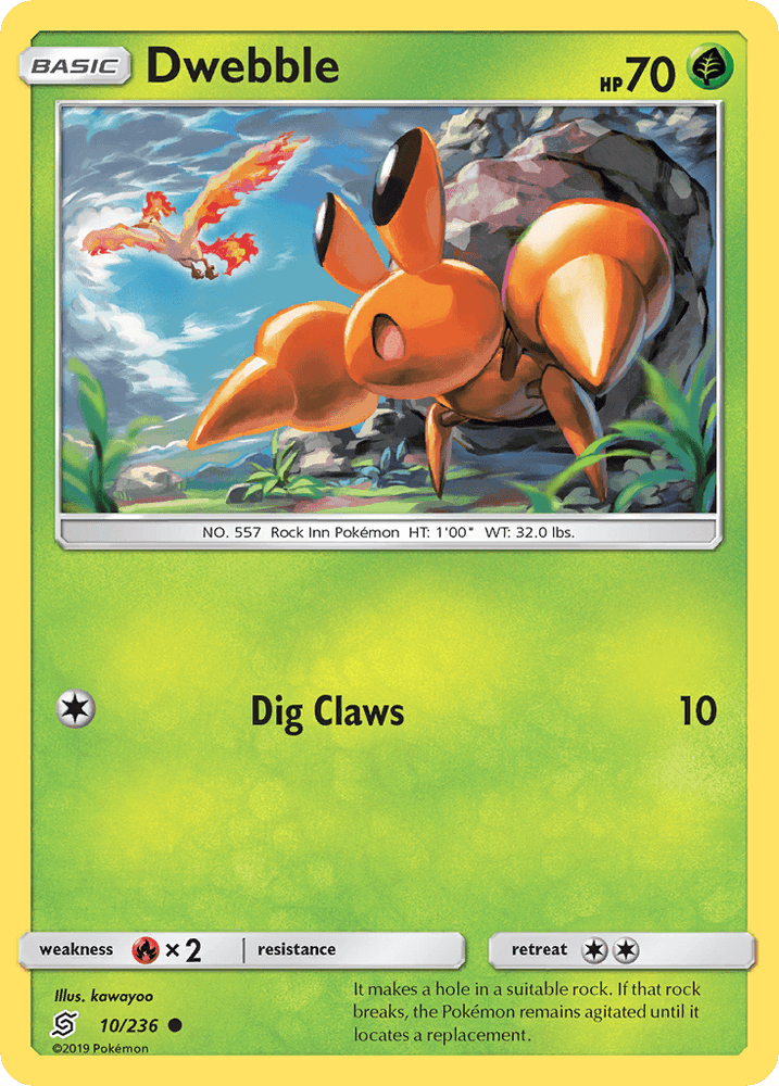 Dwebble (10/236) [Sun & Moon: Unified Minds] (Online Only)