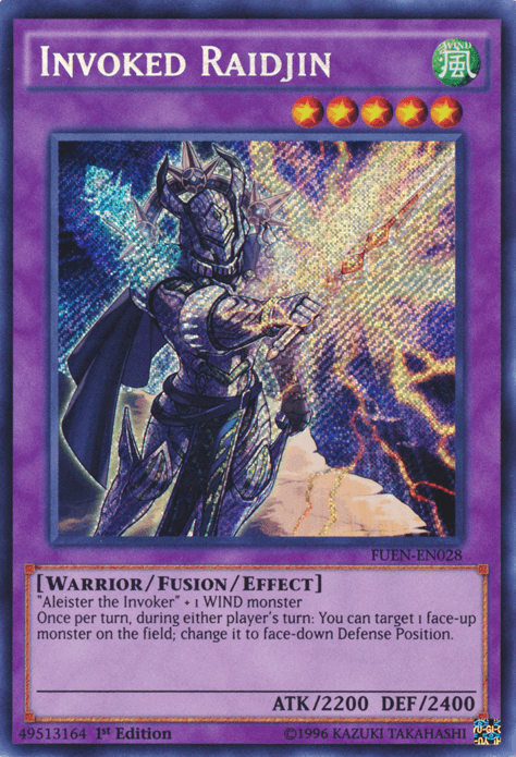 Invoked Raidjin [FUEN-EN028] Secret Rare (ONLINE ORDER ONLY)