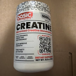 Creatine Monohydrate (60 Servings)exp 02/2027 (ONLINE ORDER ONLY)