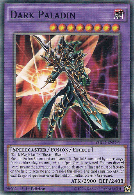 Dark Paladin [YGLD-ENC41] Common (ONLINE ORDER ONLY)