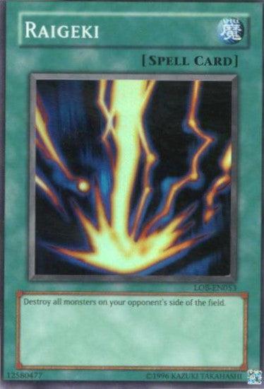 Raigeki [LOB-EN053] Super Rare (ONLINE ORDER ONLY)
