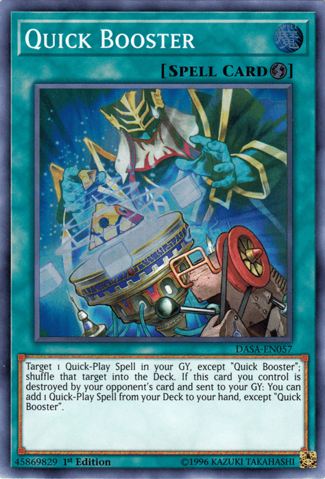 Quick Booster [DASA-EN057] Super Rare (ONLINE ORDER ONLY)