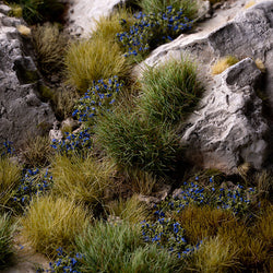 Gamers Grass Tufts: Blue Flowers - Wild