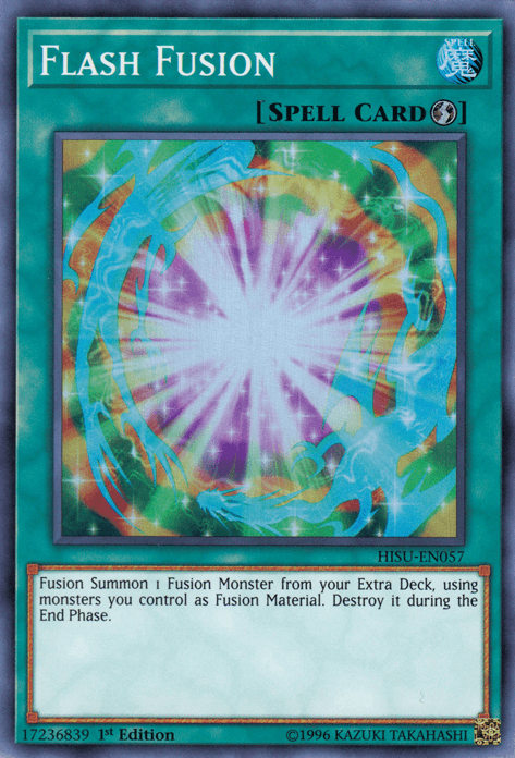 Flash Fusion [HISU-EN057] Super Rare (ONLINE ORDER ONLY)
