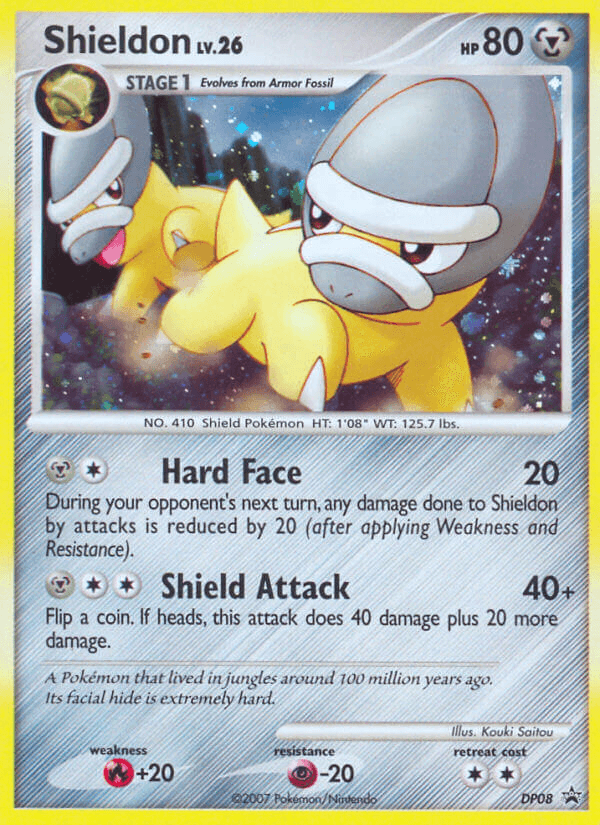 Shieldon (DP08) [Diamond & Pearl: Black Star Promos] (Online Only)