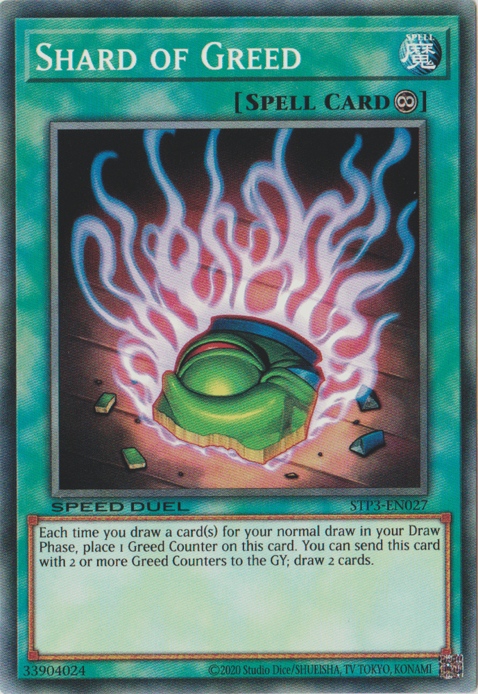Shard of Greed [STP3-EN027] Common (ONLINE ORDER ONLY)
