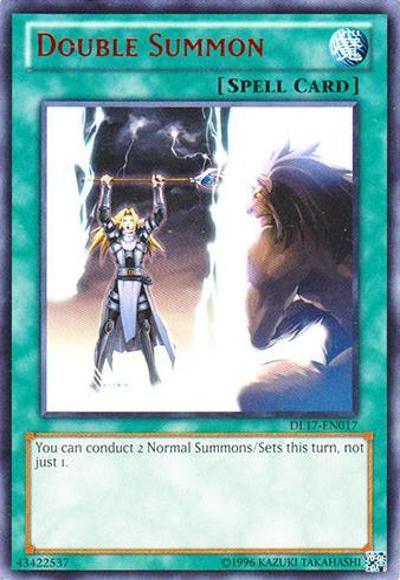 Double Summon (Green) [DL17-EN017] Rare (ONLINE ORDER ONLY)