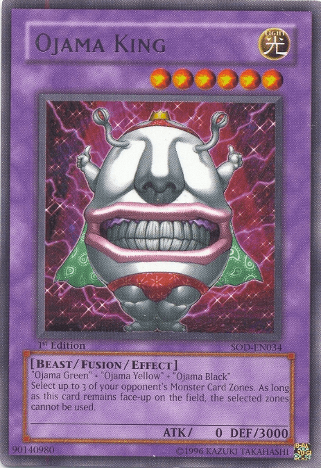 Ojama King [SOD-EN034] Rare (ONLINE ORDER ONLY)
