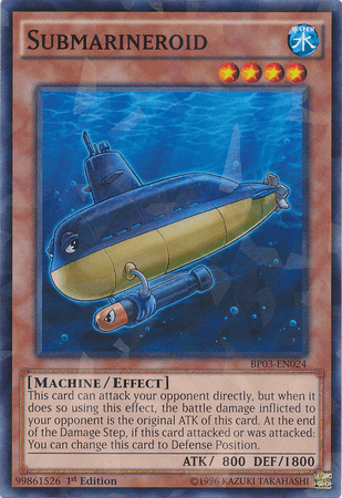 Submarineroid [BP03-EN024] Shatterfoil Rare (ONLINE ORDER ONLY)