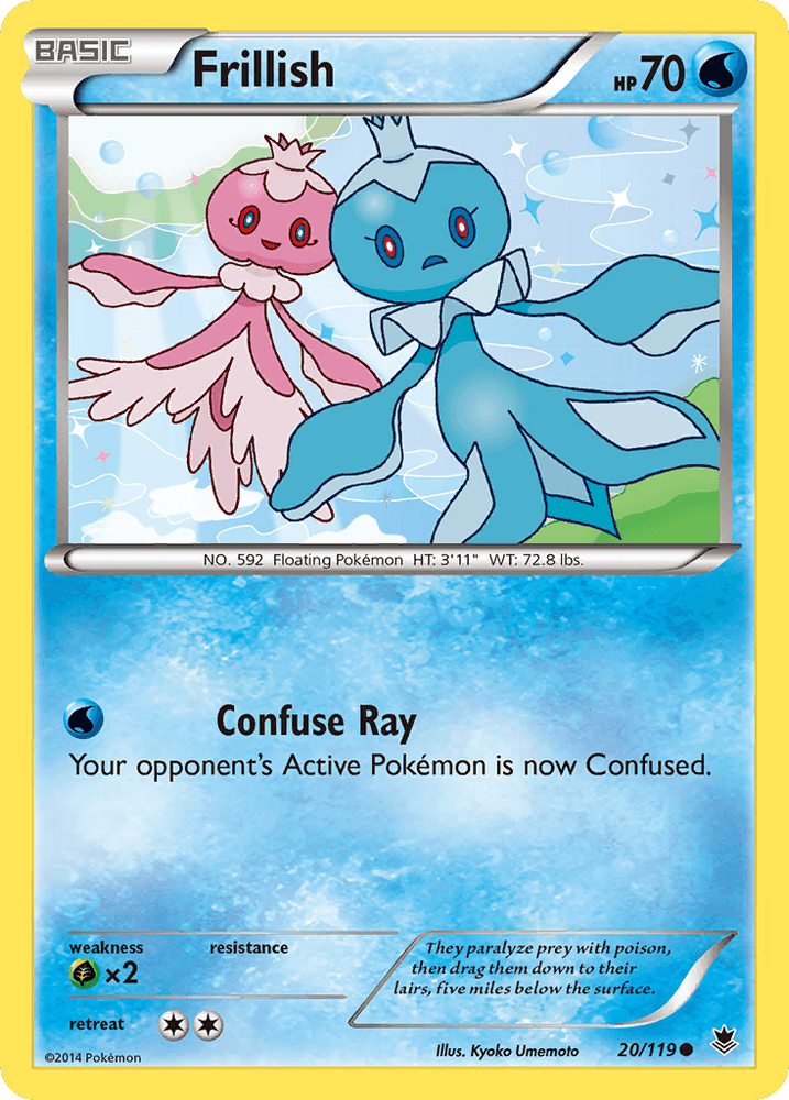 Frillish (20/119) [XY: Phantom Forces] (Online Only)