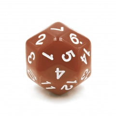 D30 Brown Single Die 30 Sided/s by HDdice / HengDadice (Online Only)
