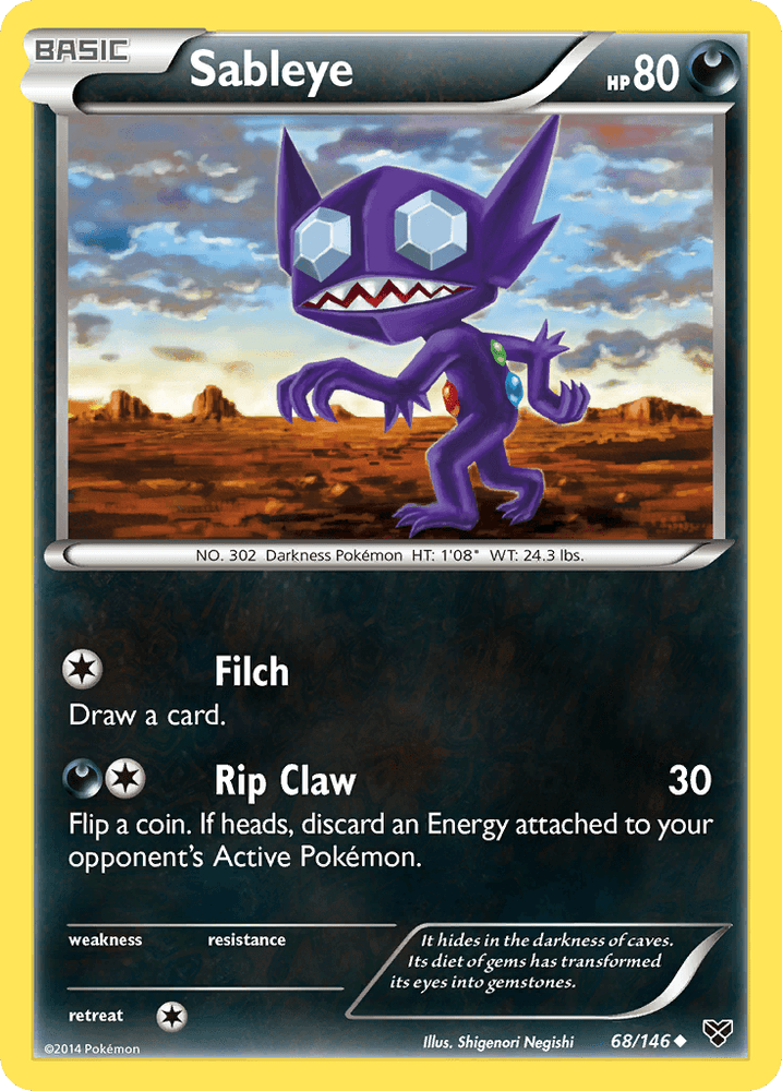 Sableye (68/146) [XY: Base Set] (Online Only)