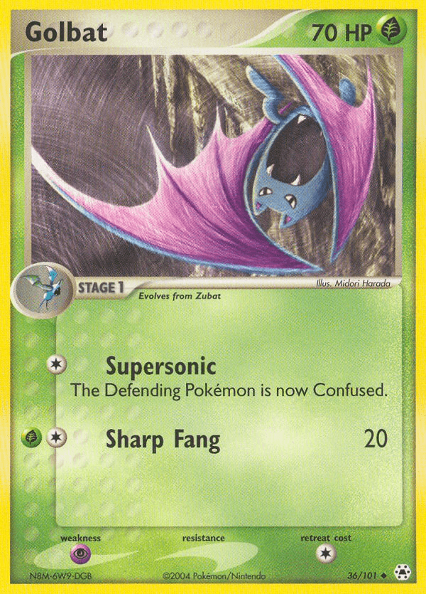 Golbat (36/101) [EX: Hidden Legends] (Online Only)