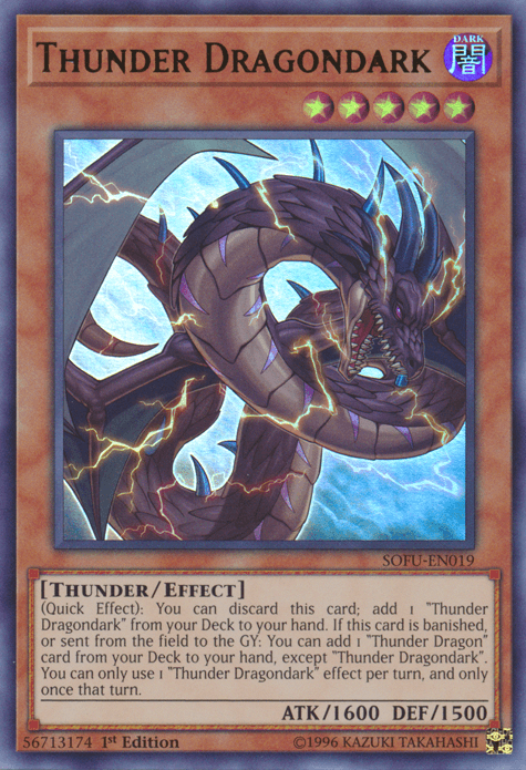 Thunder Dragondark [SOFU-EN019] Ultra Rare (ONLINE ORDER ONLY)