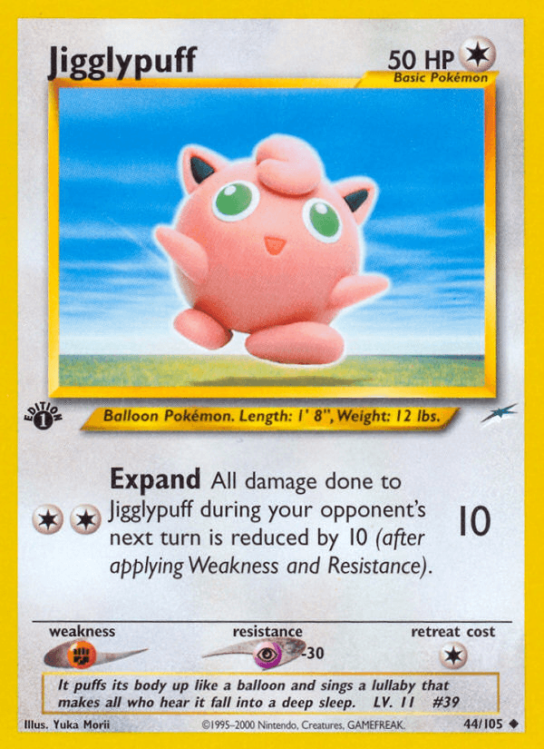 Jigglypuff (44/105) [Neo Destiny 1st Edition] (Online Only)
