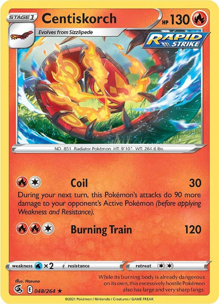 Centiskorch (048/264) [Sword & Shield: Fusion Strike] (Online Only)